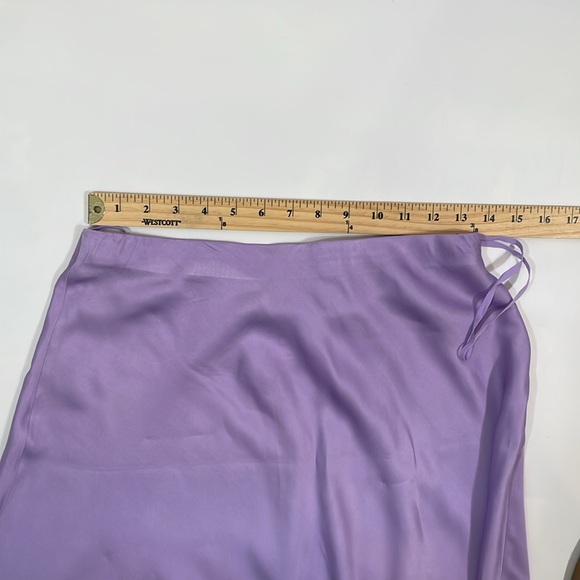 L’AGENCE Clarisa Maxi Skirt Size M NWT Lavender - Picture 5 of 12